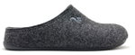 thies Pantoffel PET Slipper (weicher Filz) anthrazitgrau Hausschuhe Damen